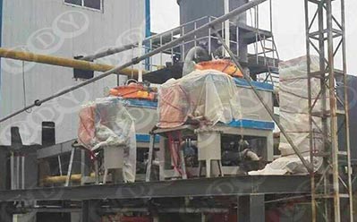 河南安陽(yáng)陶瓷行業(yè)鈉長(zhǎng)石除鐵設(shè)備使用案例